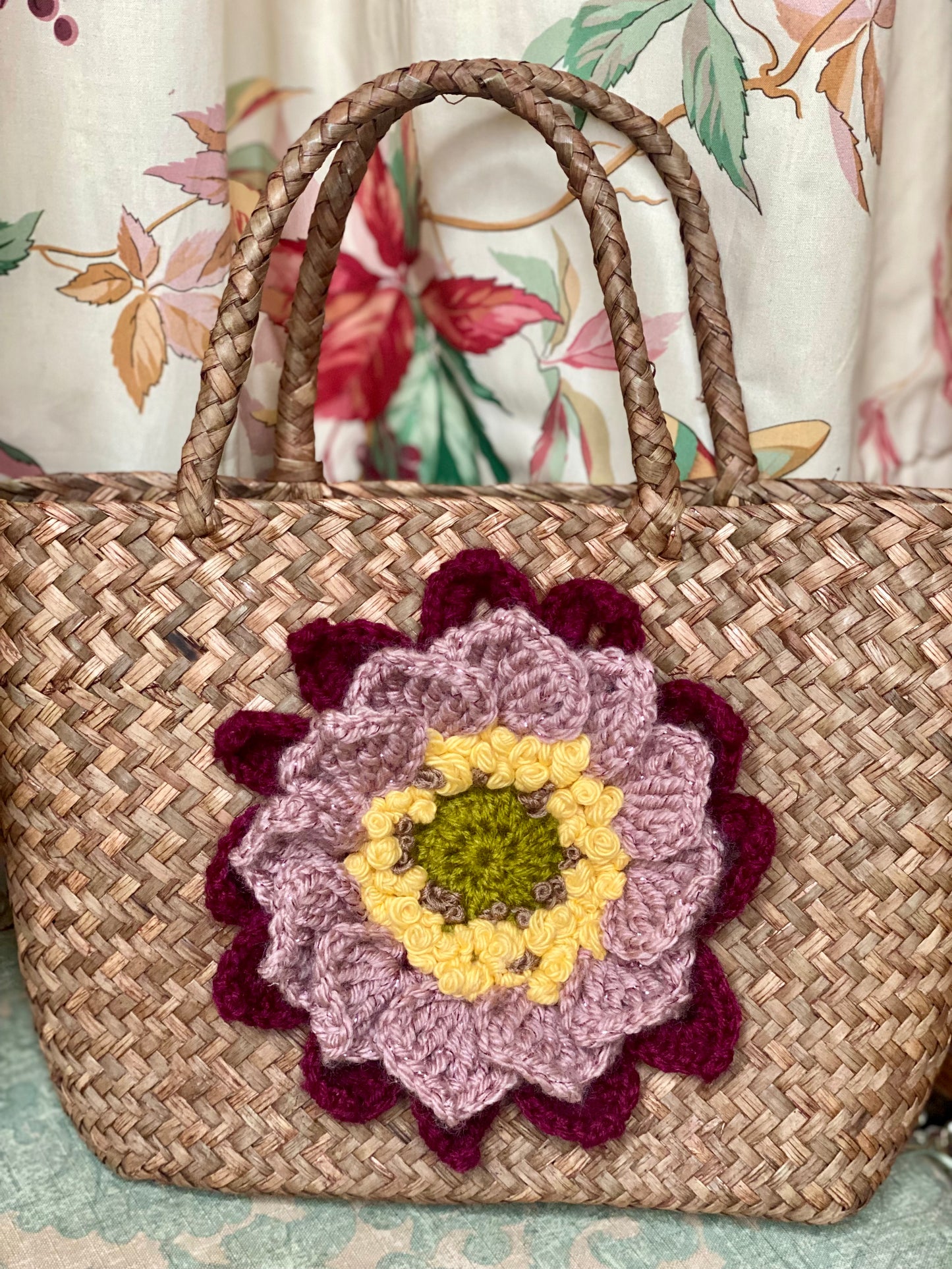 Woven Wicker Straw Bag