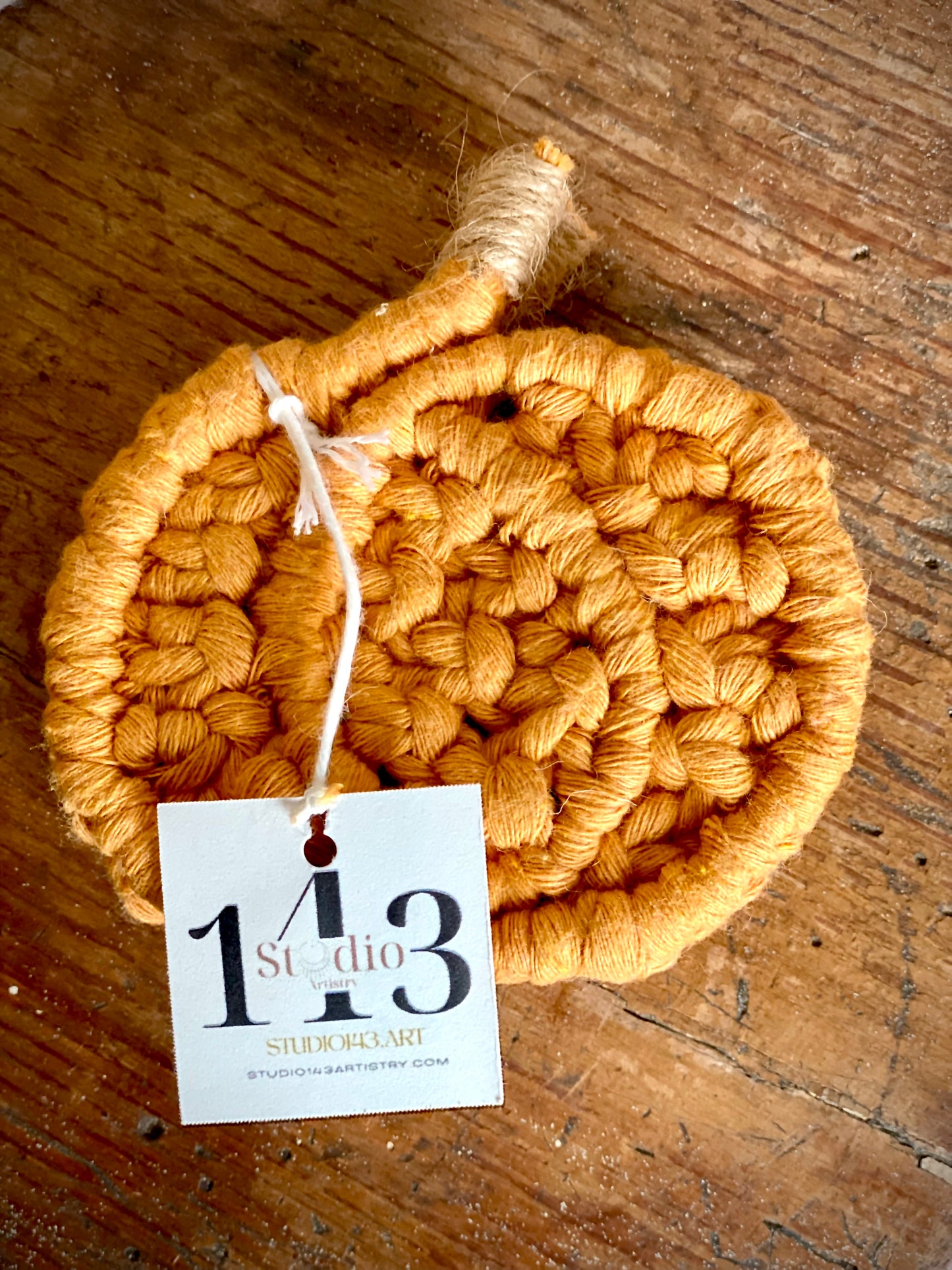 Pumpkin Coasters