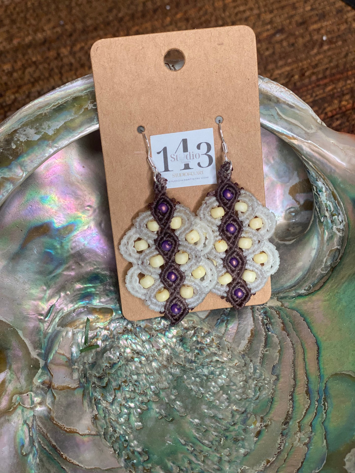 Micro Macrame Earrings