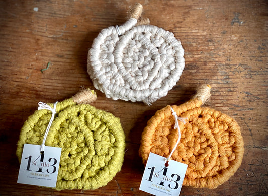 Pumpkin Coasters￼