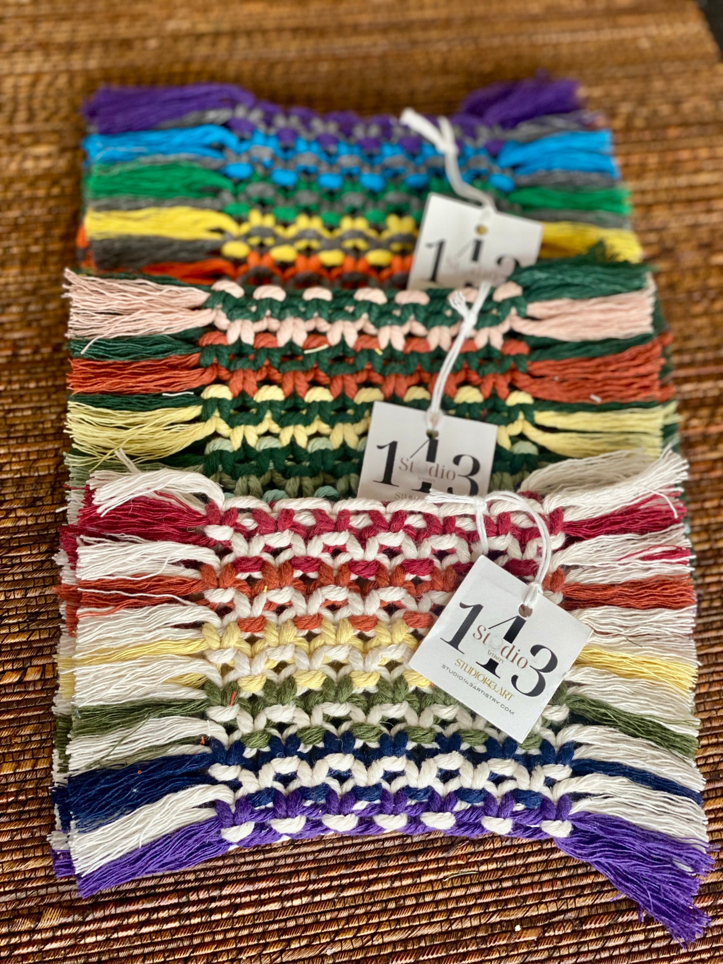 Rainbow Coasters