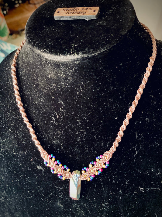 Rainbow Crystal Quartz Necklace