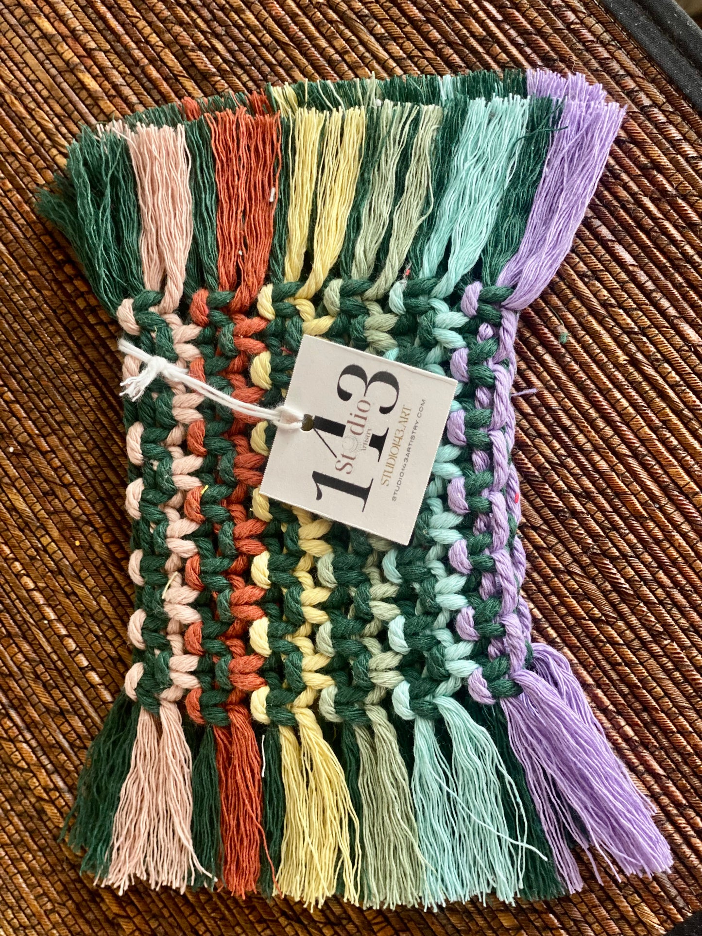 Rainbow Coasters