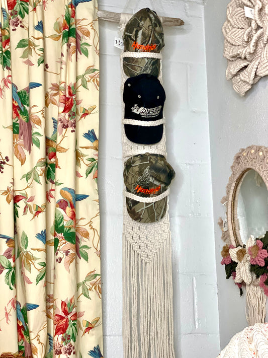 Cap Hanger on Driftwood