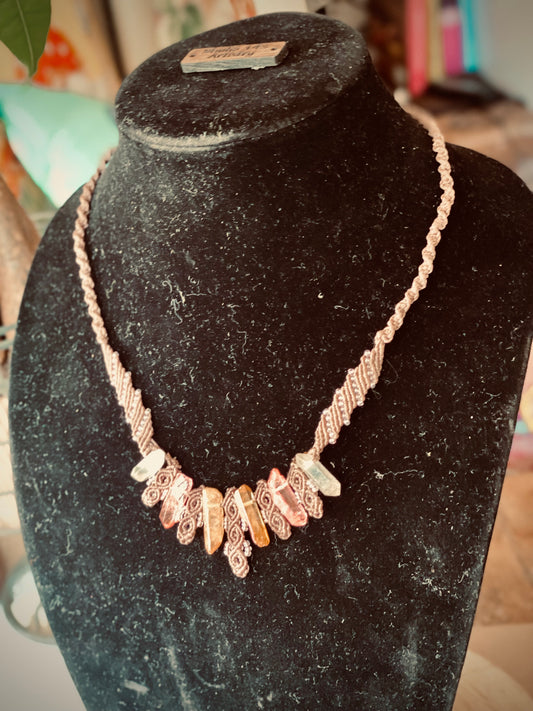 Crystal Crown Necklace